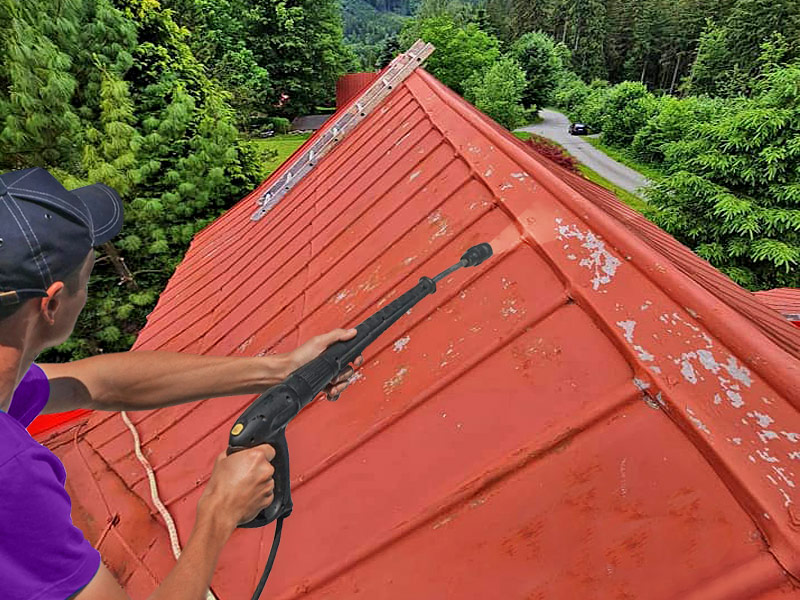 Nátěr střechy - očištění